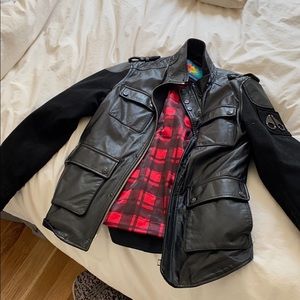 Mooseknuckle leather jacket